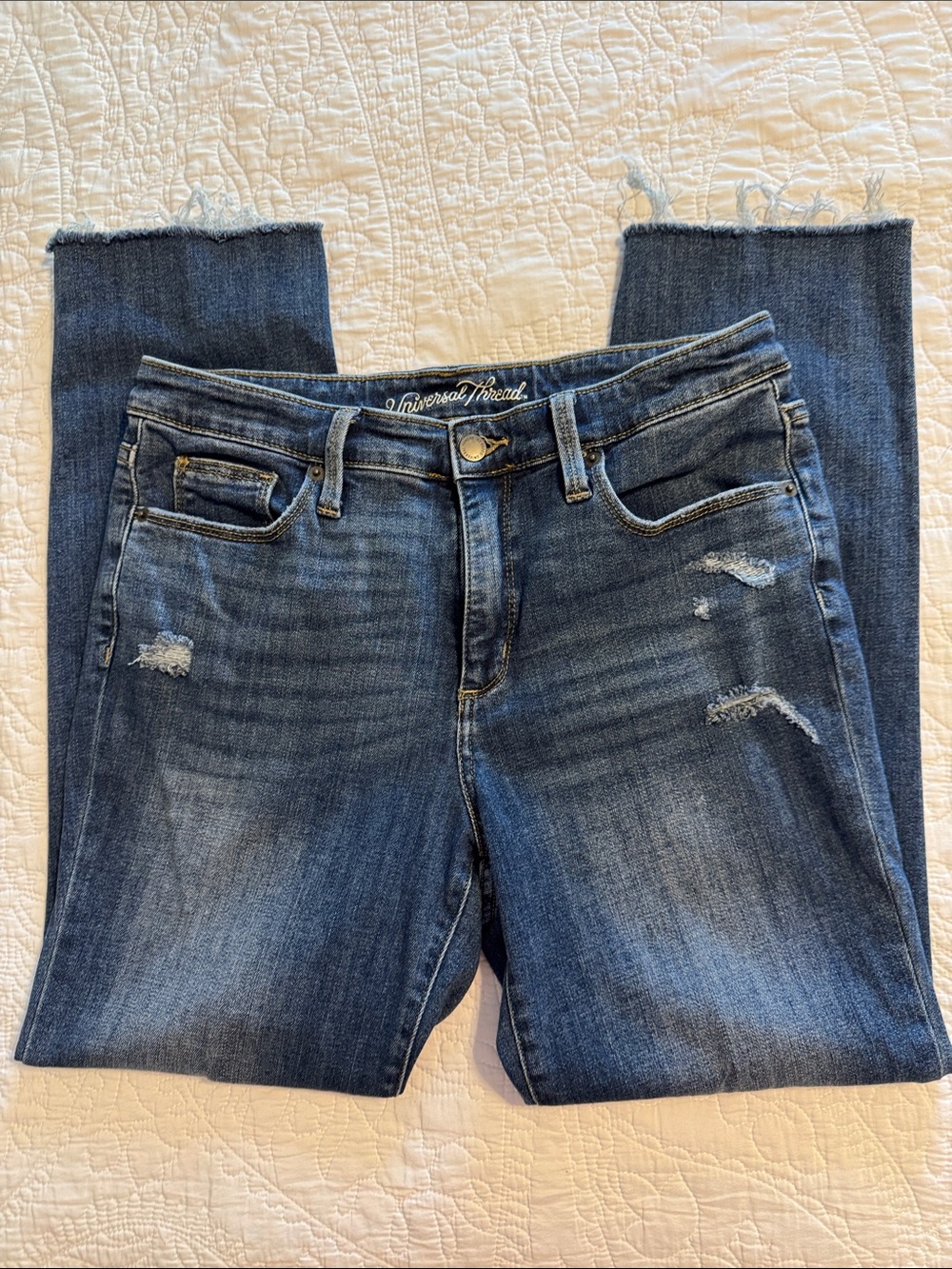 Universal Thread high rise straight crop, size 10